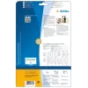 Etiquetas con código QR HERMA 9642 A4 40x40 mm cuadradas papel blanco