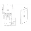 Soporte de pared Multibrackets M VESA III negro 75 100 200x100 200x200 30 kg