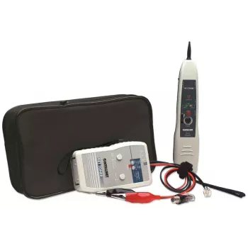 Intellinet Net Toner y kit de prueba, generador de tonos, prueba redes de datos, telecomunicaciones, seguridad, vídeo y audio, interruptor de dos posiciones para señal de tono único o múltiple, bolsa de almacenamiento