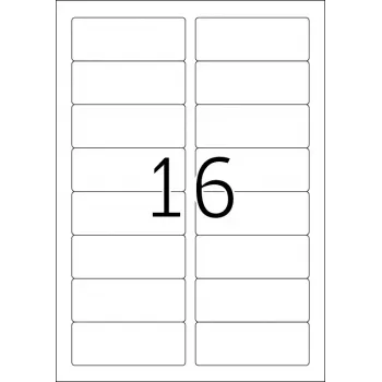 Etiquetas de dirección Premium HERMA A4 88,9x33,8 mm 1600 uds.