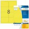 Etiquetas HERMA Neon A4 99,1x67,7 mm amarillo brillante 160 uds.