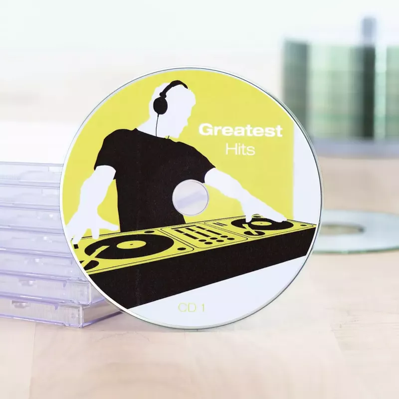 Etiqueta de impresora autoadhesiva HERMA Etiquetas para CD Maxi A4 Ø 116 mm