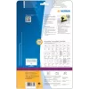 Etiqueta de impresora autoadhesiva HERMA Etiquetas para CD Maxi A4 Ø 116 mm