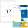 Etiquetas autoadhesivas HERMA 8643 rectangulares permanentes blancas