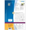 Etiquetas de impresora autoadhesivas HERMA Etiquetas para CD Maxi A4 Ø 116 mm