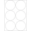 Etiquetas multiusos HERMA 192 uds. Ø 50 mm redondas blancas papel