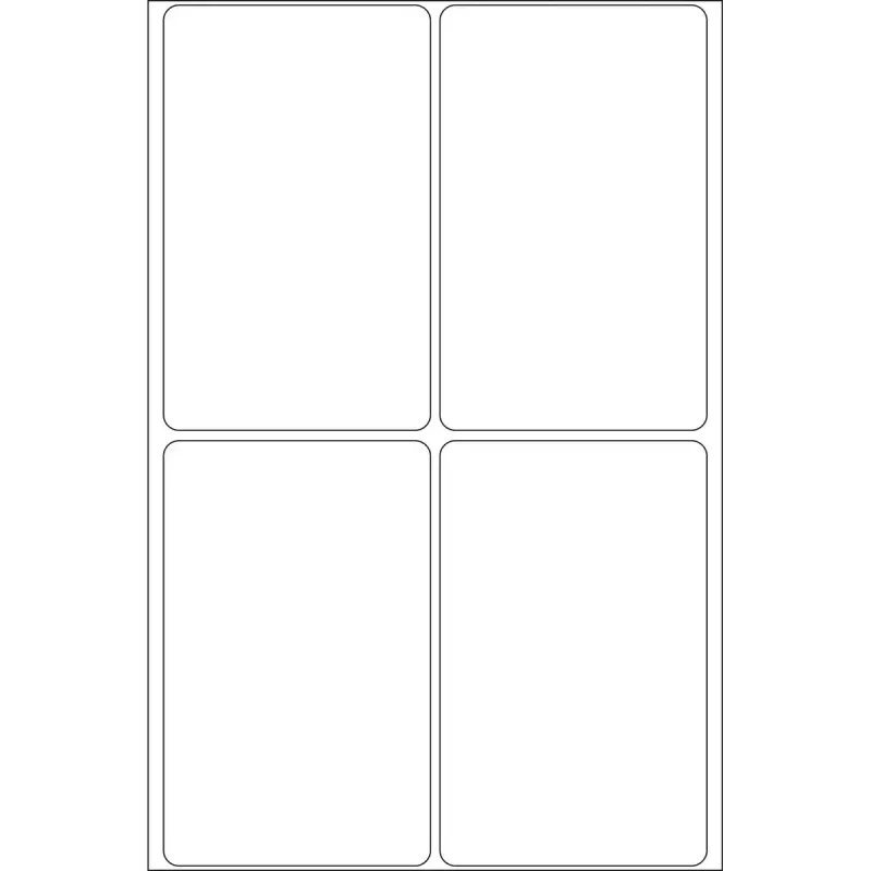 Etiquetas multiusos HERMA 52x82 mm blanco papel mate escritura a mano 128 uds.
