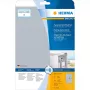 Etiquetas autoadhesivas HERMA Etiquetas de placa de características A4 105x148 mm plateado adherencia extra fuerte film mate 100 uds.