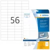 Etiquetas despegables HERMA A4 52,5x21,2 mm blanco 1400 uds.