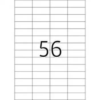 Etiquetas despegables HERMA A4 52,5x21,2 mm blanco 1400 uds.