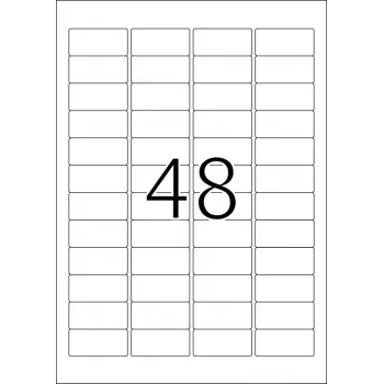 Etiquetas autoadhesivas para impresora HERMA Labels A4 45,7 x 21,2 mm