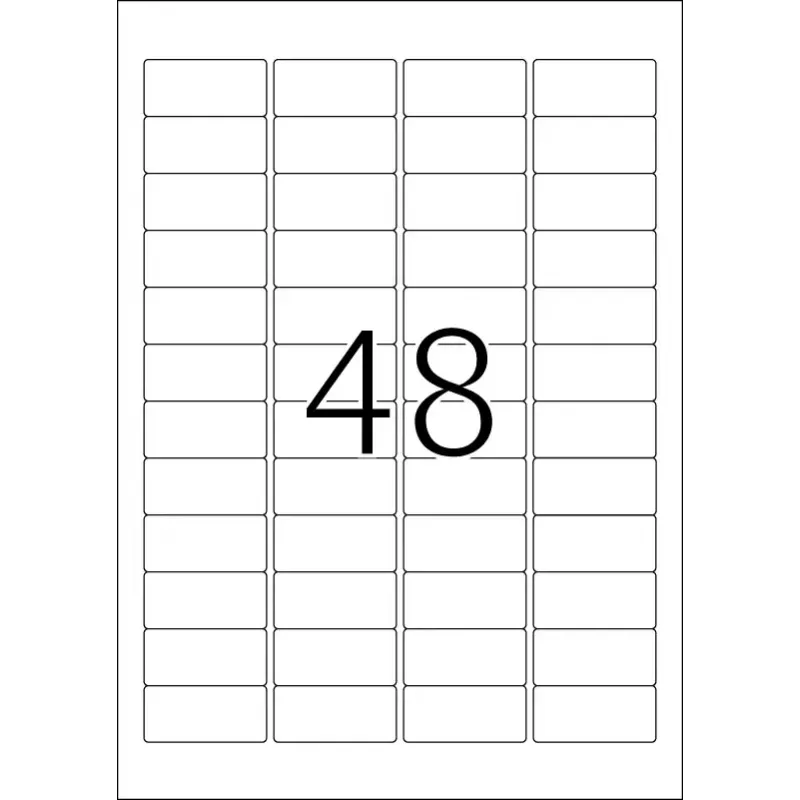 Etiquetas autoadhesivas para impresora HERMA Labels A4 45,7 x 21,2 mm