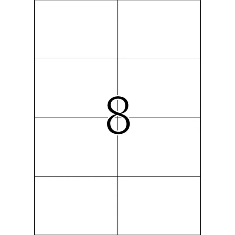 Etiqueta autoadhesiva HERMA 8645 rectangular permanente blanco