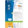 Etiqueta autoadhesiva HERMA 8645 rectangular permanente blanco