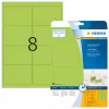 Etiquetas neón HERMA A4 99,1 x 67,7 mm 160 uds.