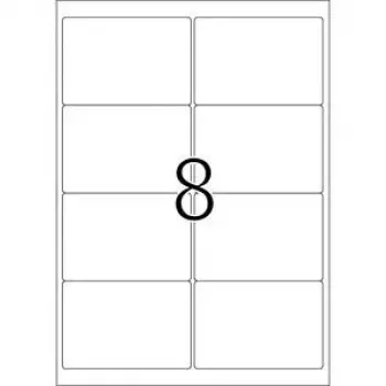 Etiquetas neón HERMA A4 99,1 x 67,7 mm 160 uds.