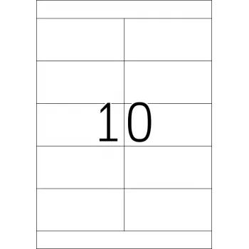 Etiquetas autoadhesivas para impresora HERMA Labels Premium A4 105x50,8 mm