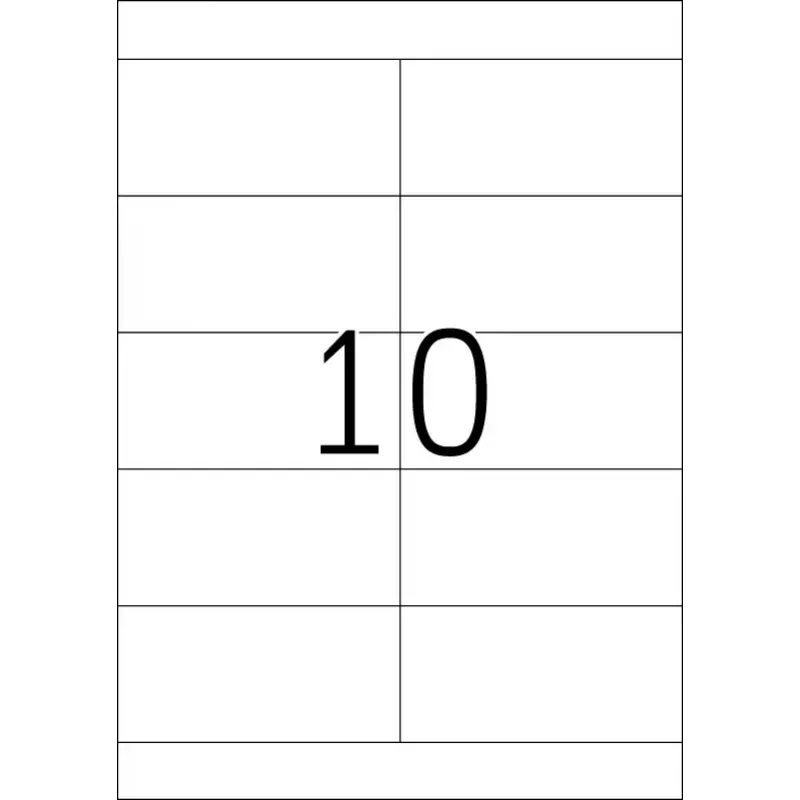 Etiquetas autoadhesivas para impresora HERMA Labels Premium A4 105x50,8 mm