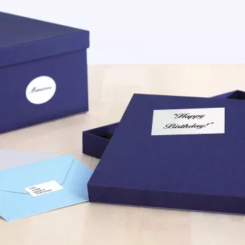 Etiquetas autoadhesivas para impresora HERMA Labels A4 30,5x16,9 mm film plateado brillante 2400 uds.