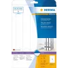 Etiquetas para archivadores HERMA A4 34x297 mm blanco papel mate opaco 125 uds.