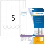Etiquetas para archivadores HERMA A4 34x297 mm blanco papel mate opaco 125 uds.