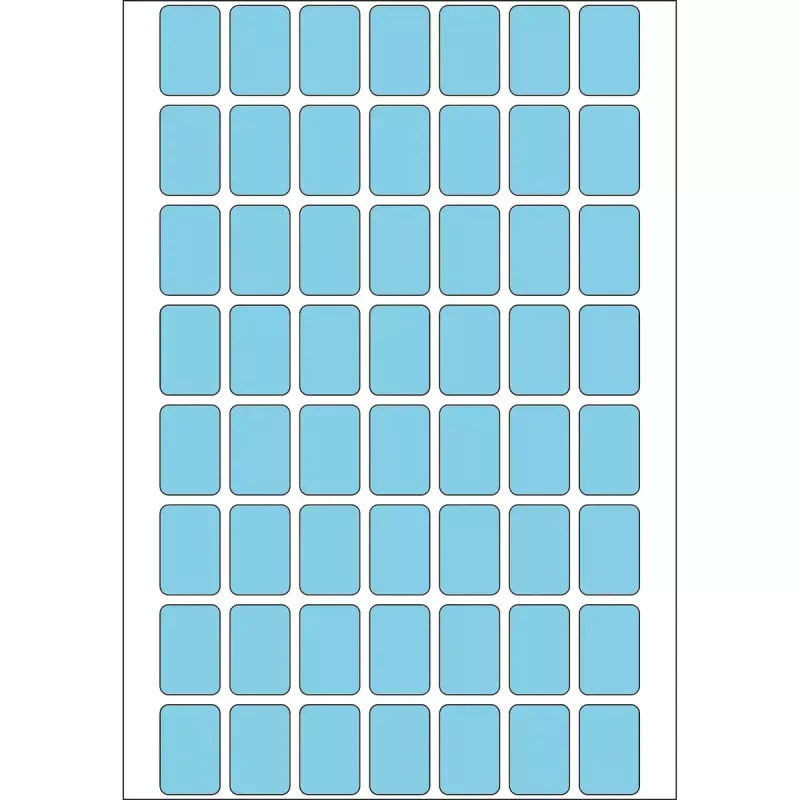 Etiquetas multiuso HERMA 12x18 mm azul papel mate escritura a mano