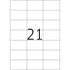 Etiquetas autoadhesivas para impresora HERMA Labels A4 70x42,3 mm