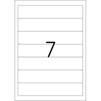 Etiquetas para lomos de archivador HERMA A4 192x38 mm blanco papel mate opaco 175 uds.