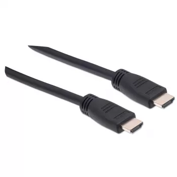 Manhattan cable HDMI 4K@60Hz con Ethernet – certificado CL3, 8 m, apto para instalación en pared, para TODAS las aplicaciones 4K y 1080p/HD – para actualizar al instante o preparado para futuras necesidades, conector macho a conector macho, negro, Ultra HD 4K x 2K, garantía de por vida, Premium High Speed