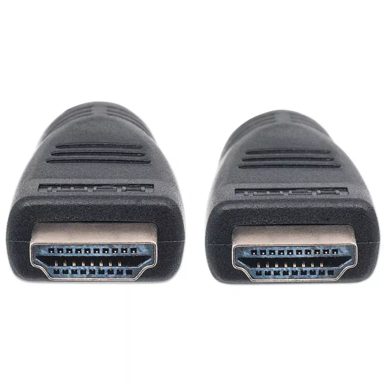 Manhattan 353960 cable HDMI de alta velocidad CL3 para instalación en pared con Ethernet, 4K@60Hz, Premium High Speed, macho a macho, 8 m, negro