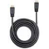 Manhattan 353960 cable HDMI de alta velocidad CL3 para instalación en pared con Ethernet, 4K@60Hz, Premium High Speed, macho a macho, 8 m, negro