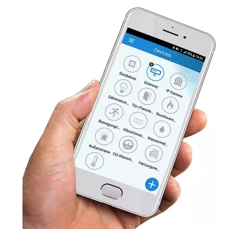 Sistema de alarma de seguridad Olympia ProHome 8700 Wi-Fi blanco