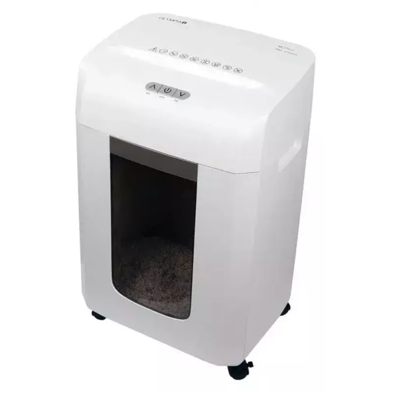 Destructora de documentos Olympia MC 510.2 microcorte 65 dB 22 cm blanca