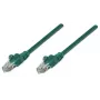 Intellinet 325943 cable de red de conexión, Cat5e, UTP, RJ45, moldeado, antienganche, 10 m, verde