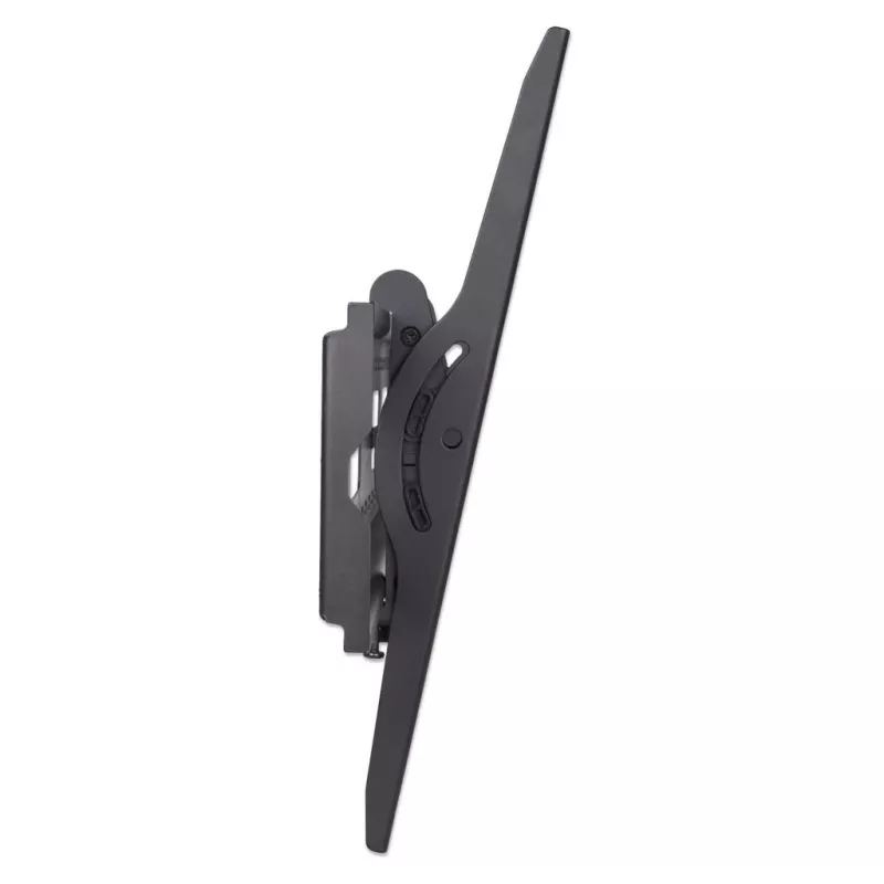 Soporte de pared Manhattan para TV y monitores (inclinable), para pantallas de 37 inch a 75 inch, compatibilidad VESA: todas entre 200x200 mm y 800x400 mm – comprueba las dimensiones de los cuatro orificios de montaje en la parte posterior de la pantalla para asegurarte de que encajan, máx. 75 kg, negro, soporte