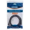 Cable de red Intellinet, Cat6, 15 m, negro, CCA, U/UTP, PVC, RJ45, contactos dorados, snagless, con alivio de tensión, garantía de por vida