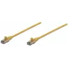Intellinet 343787 cable de red de conexión, Cat6, UTP, 100 % cobre, RJ45, 10 m, amarillo