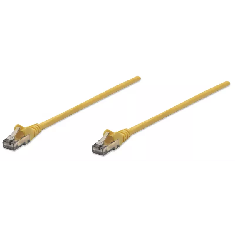 Intellinet 343787 cable de red de conexión, Cat6, UTP, 100 % cobre, RJ45, 10 m, amarillo