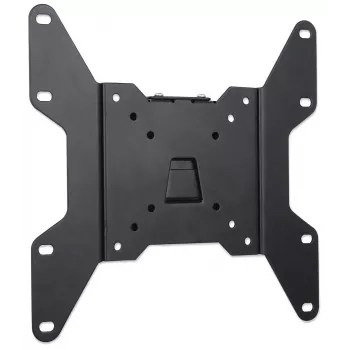 Soporte de pared Manhattan para TV y monitores (fijo), para pantallas de 23 inch a 42 inch, compatibilidad VESA: todas entre 75 x 75 mm y 200 x 200 mm – comprueba las dimensiones de los cuatro orificios de montaje en la parte posterior de la pantalla para asegurarte de que encaja, máx. 30 kg, negro, soporte