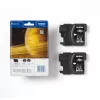 Cartucho de tinta Brother LC1100BKBP2DR 2 uds. original negro