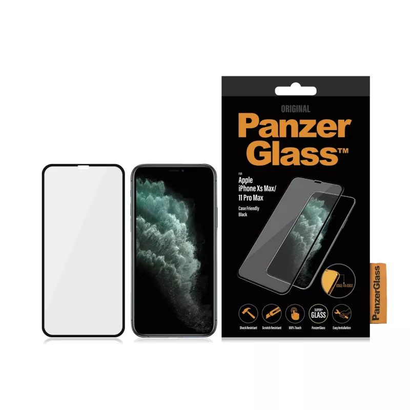 Protector de pantalla PanzerGlass® iPhone 11 Pro Max | Xs Max | Edge-to-Edge