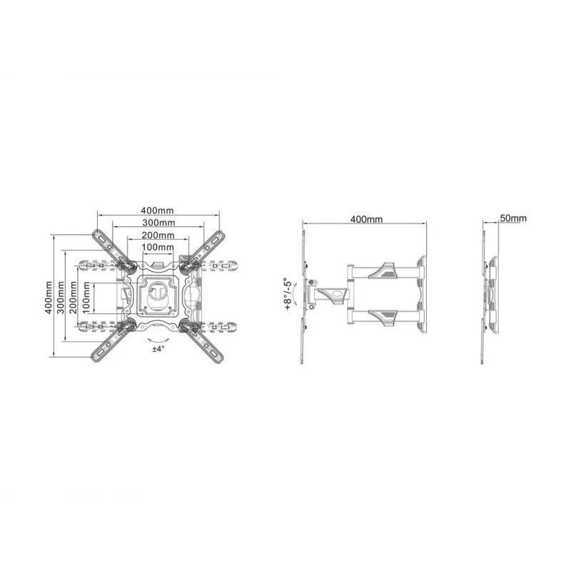 Multibrackets M VESA Flexarm M Full Motion Single 20 kg 32-55
