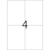 Etiqueta de impresora autoadhesiva HERMA Labels Premium A4 105x148 mm