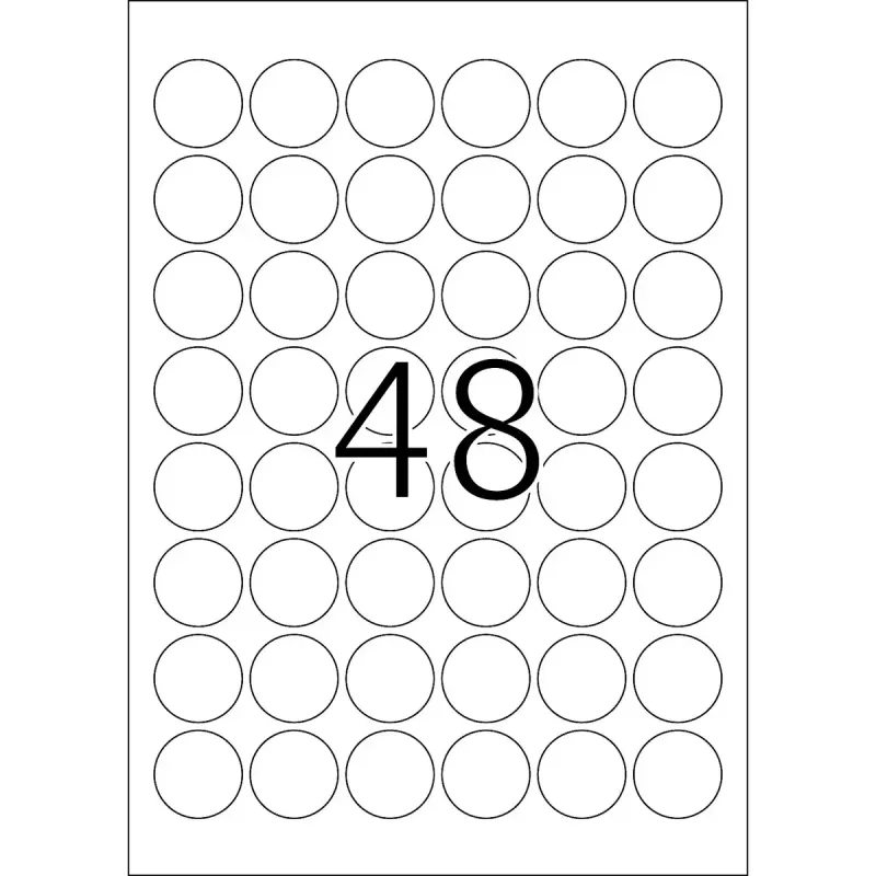 Etiquetas autoadhesivas HERMA 4571 removibles blanco 960 uds.