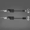 Lindy 60m USB 1.1 Cat.6 Extender Basic, transmisor y receptor de red, 60 m, 12 Mbit/s, Cat5e, Cat6, negro, plástico