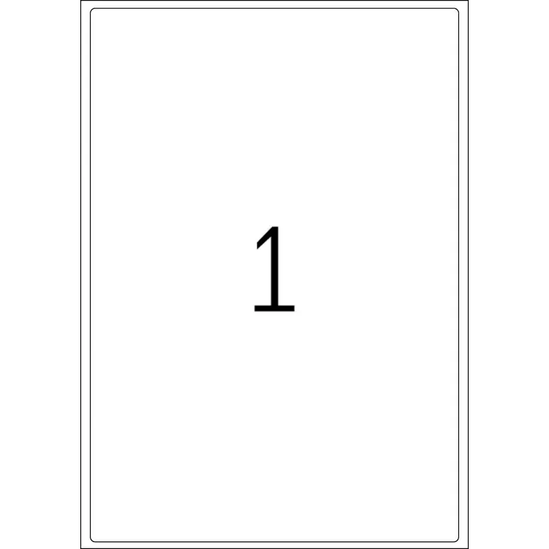 Etiquetas de dirección Premium HERMA A4 199,6 x 289,1 mm blanco papel mate 100 uds.