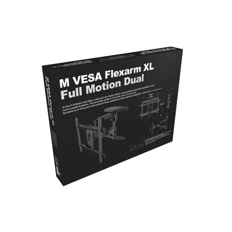 Soporte de monitor doble Full Motion Multibrackets M VESA Flexarm XL