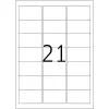 Etiquetas de dirección removibles HERMA 63,5x38,1 mm 2100 uds.