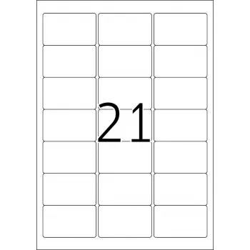 Etiquetas de dirección removibles HERMA 63,5x38,1 mm 2100 uds.