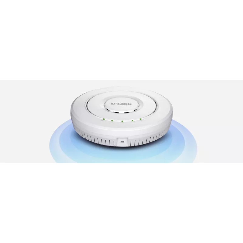D-Link AX3600 Wi‑Fi 6 punto de acceso unificado de doble banda, 2,4 GHz, 5 GHz, 19216 Mbit/s, AES, TKIP, 10,100,1000,2500 Mbit/s